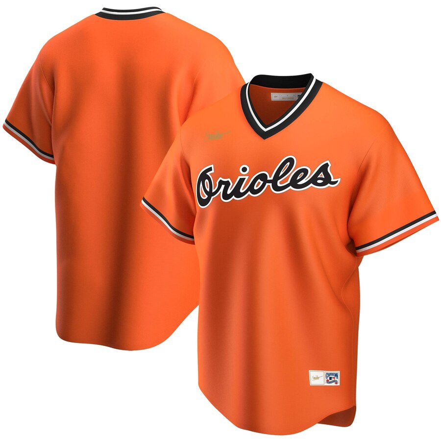 Baltimore Orioles Nike Alternate Cooperstown Collection Team MLB Jersey Orange->baltimore orioles->MLB Jersey